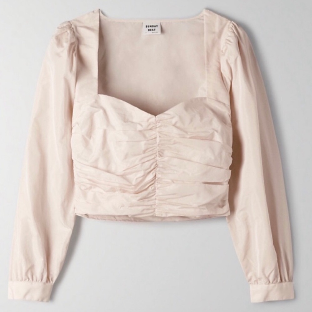 Aritzia Sunday Best Petal Blouse